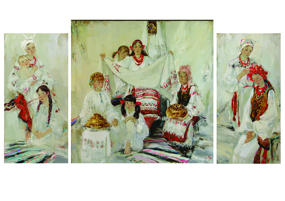 Триптих «Таїнства жіночої долі». 2006. Полотно олія